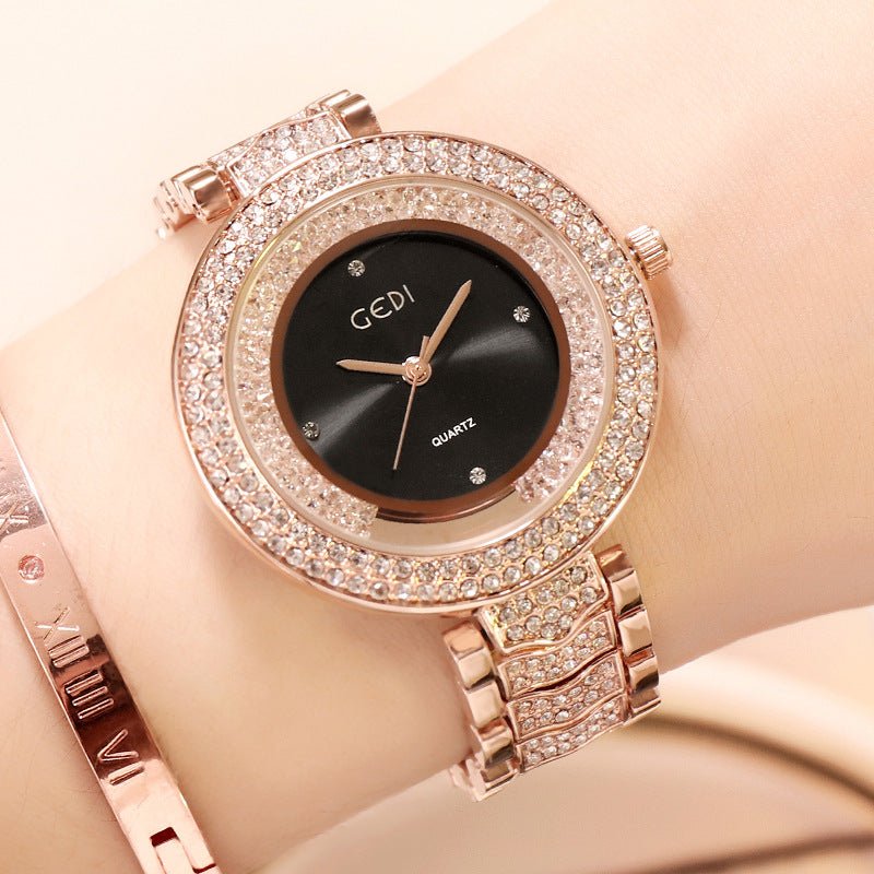 Women's watch with diamond strap - Glow Goddess