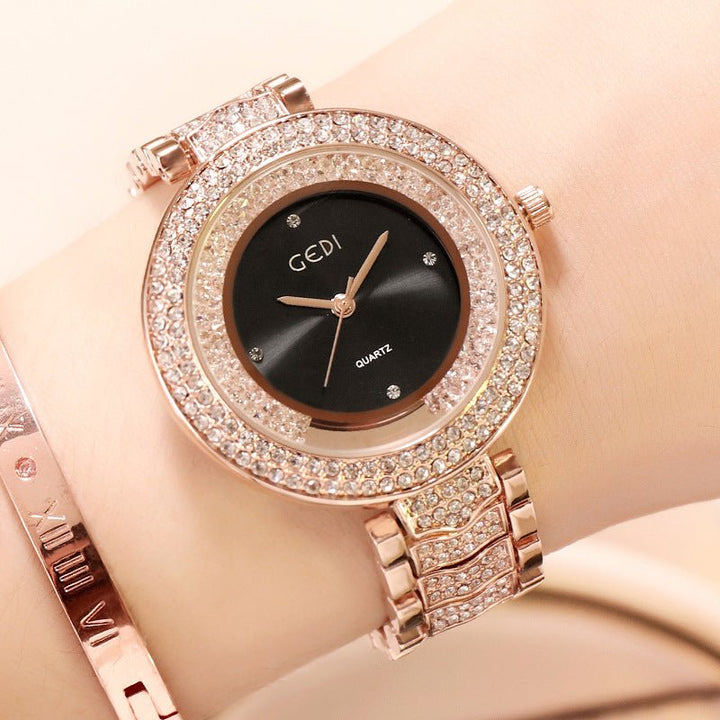 Women's watch with diamond strap - Glow Goddess