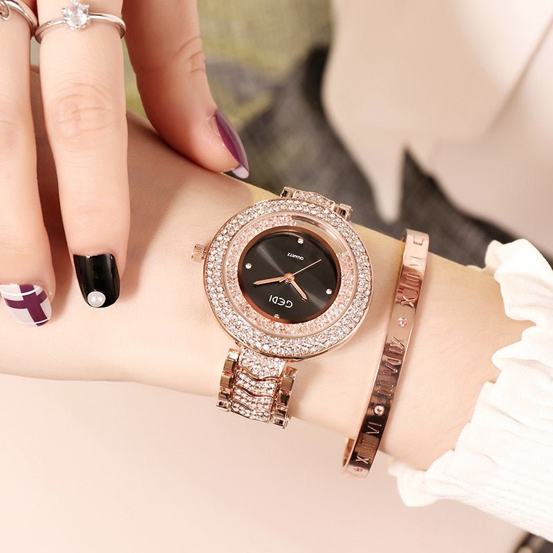 Women's watch with diamond strap - Glow Goddess